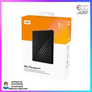 WD 1TB My Passport Portable External Hard Drive, Black