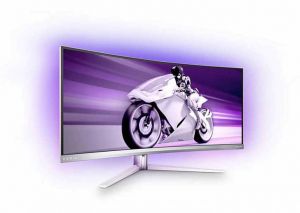 PHILIPS Evnia 34M2C8600 QD OLED Curved Gaming Monitor WQHD Resolution 175Hz AMD FreeSync Premium Pro USB-C Docking Height Adjustable