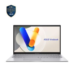 ASUS Vivobook 15 Thin and Light Laptop, Intel Core 5 120U, 8GB RAM, 512GB SSD, Intel UHD Graphics, 15.6 Inch FHD Display, Windows 11, X1504VA-BQ4615W,  Cool Silver