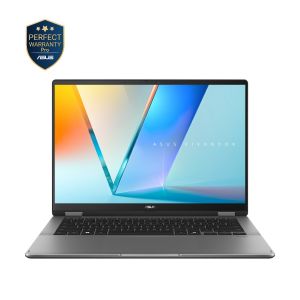 ASUS VivoBook Flip S14 Thin and Light 2-in-1 Laptop, 14 Inch Touch Display with Pen, Intel® Core™ Ultra 7 256V, 16GB RAM, 512GB SSD, Intel® Arc™ Graphics, Windows 11,TP3407SA-SG157W, Matte Gray